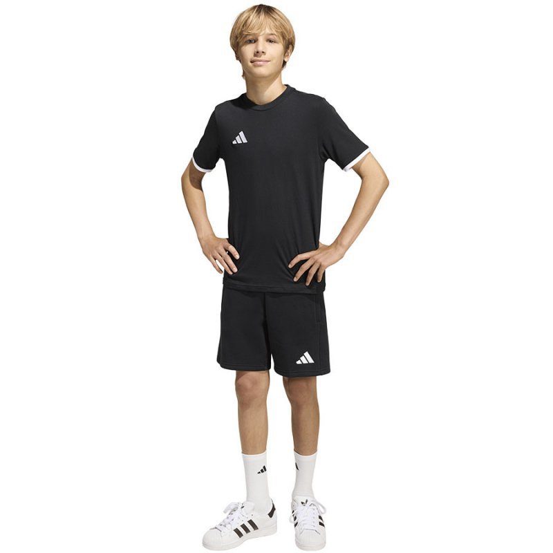 Spodenki adidas ENTRADA 26 Sweat Short Junior KF5927 czarny 128 cm
