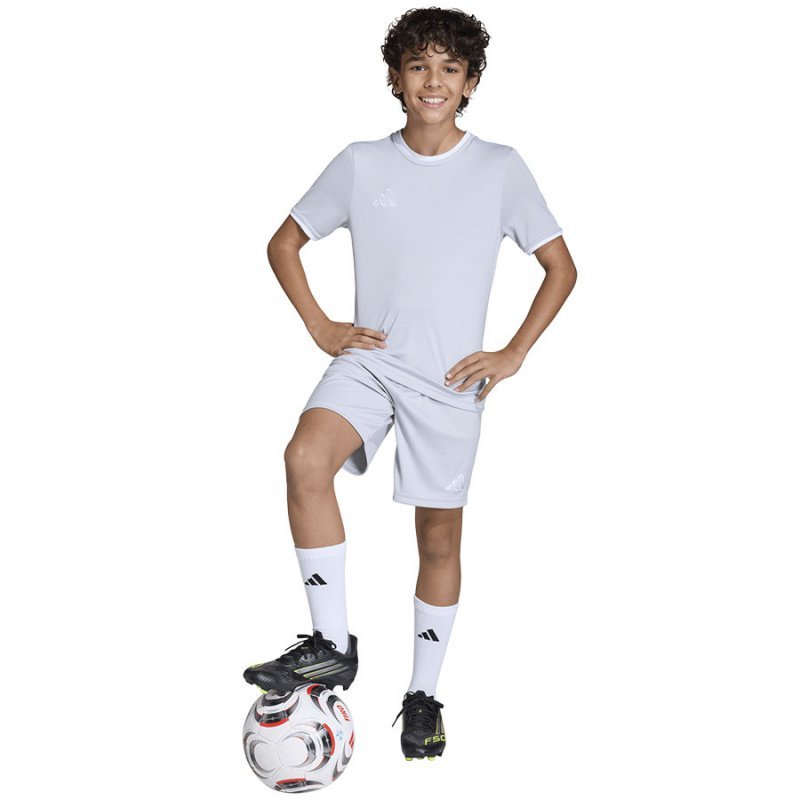 Spodenki adidas ENTRADA 26 Short Junior JZ6533 szary 164 cm