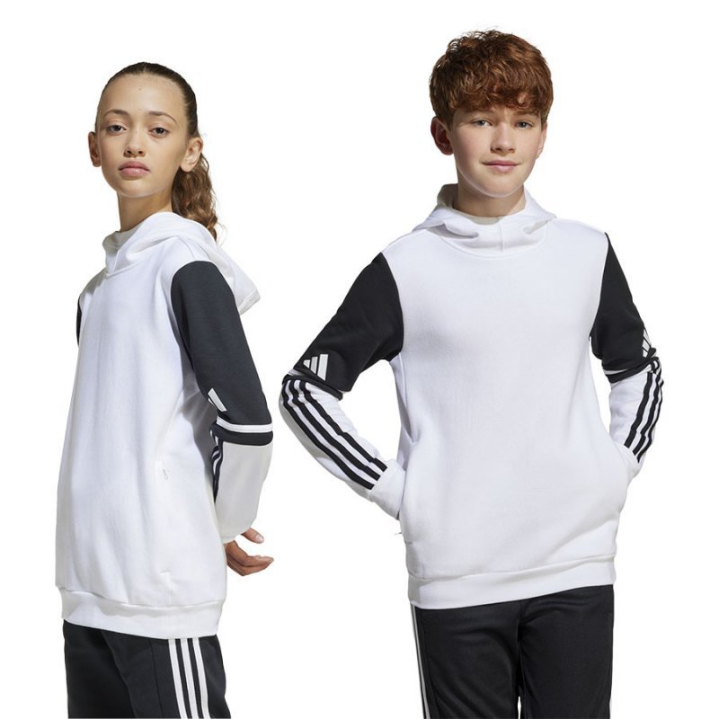 Bluza adidas SQUADRA 25 Sweat Hoody JD4807 biały 128 cm