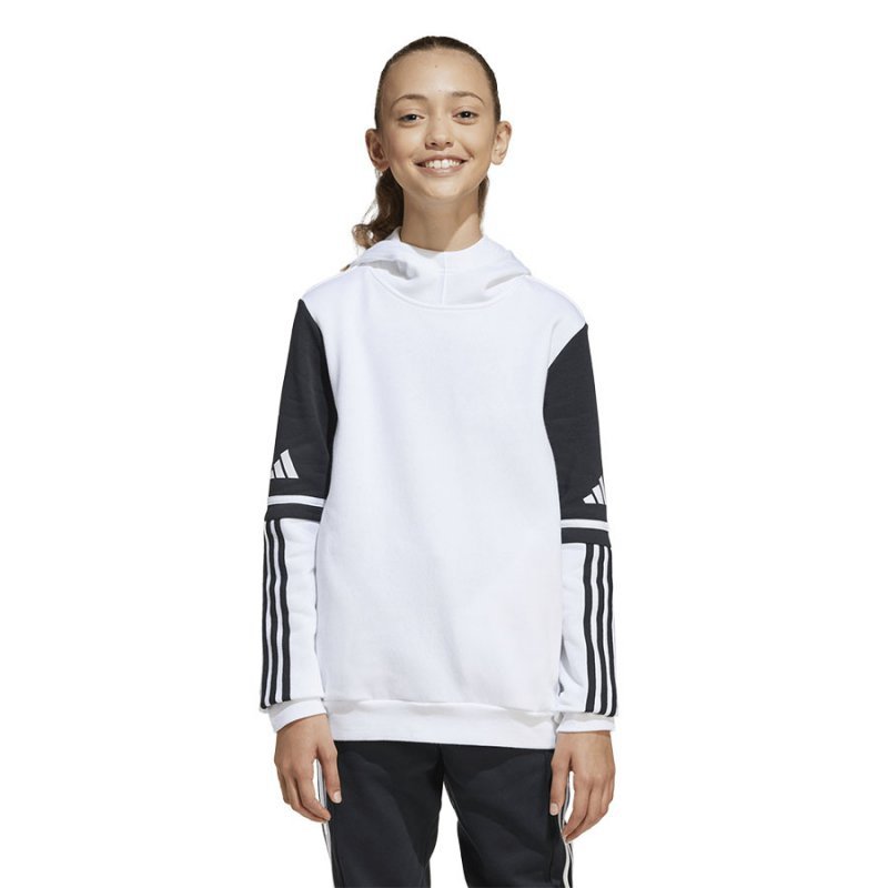 Bluza adidas SQUADRA 25 Sweat Hoody JD4807 biały 128 cm