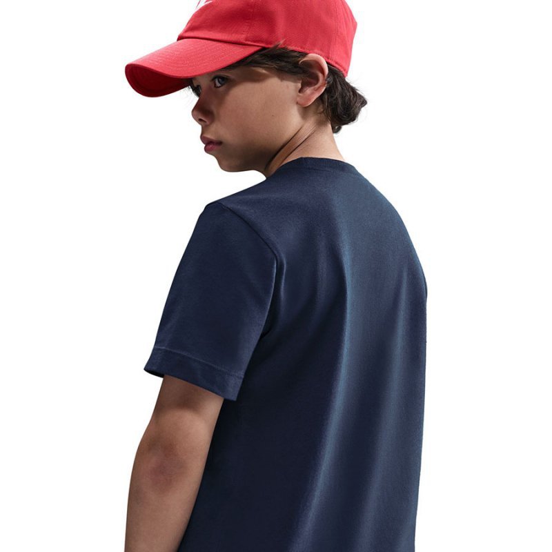 Koszulka Nike PSG Crest Tee Junior HV4987-410 L (147-158cm) granatowy