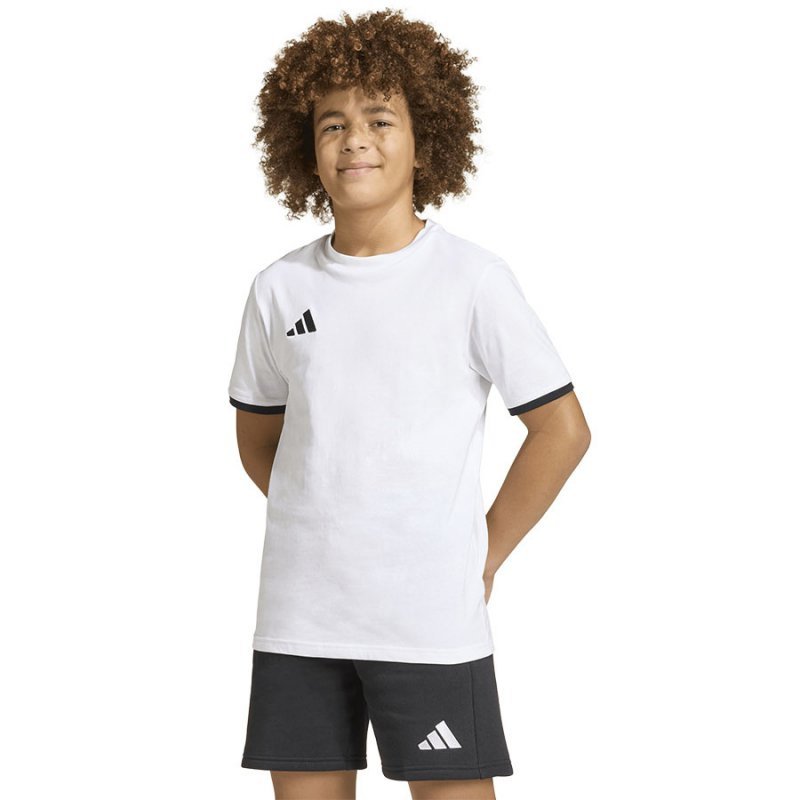 Koszulka adidas ENTRADA 26 Tee Junior JZ6670 biały 164 cm