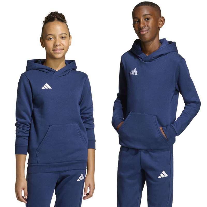 Bluza adidas ENTRADA 26 Hoody Junior JZ6567 granatowy 116 cm