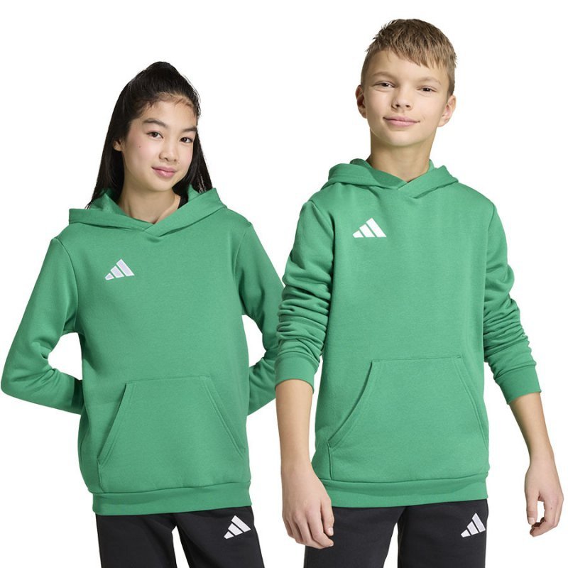 Bluza adidas ENTRADA 26 Hoody Junior JZ6563 zielony 140 cm