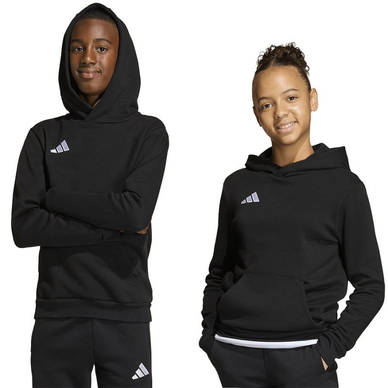 Bluza adidas ENTRADA 26 Hoody Junior JZ6569 czarny 152 cm