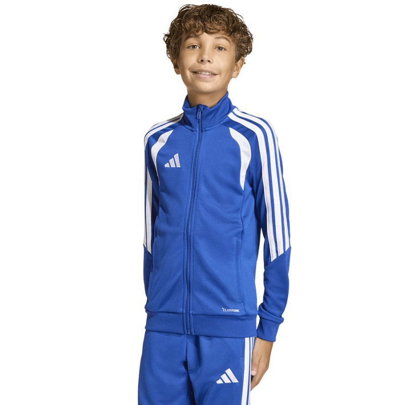 Bluza adidas TIRO 26 Training Jacket Junior JY7199 niebieski 152 cm