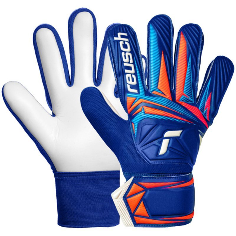 Rękawice Reusch Attrakt Starter Solid Junior 56 72 514 4126 niebieski 3,5