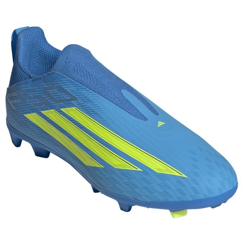 Buty adidas F50 League LL Jr FG/MG JR9008 niebieski 30