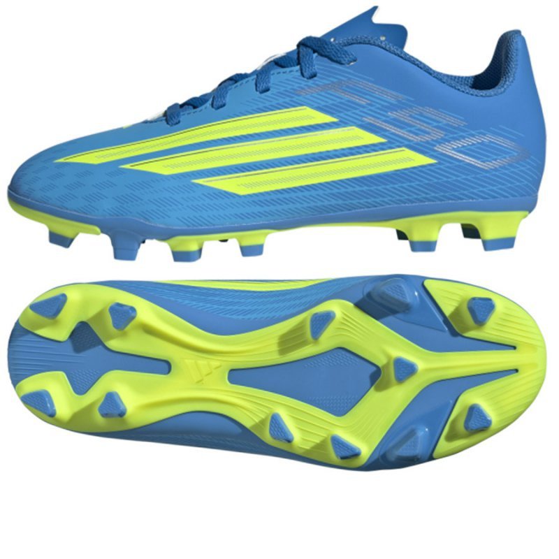 Buty adidas F50 Club Jr FG/MG JS1479 niebieski 38