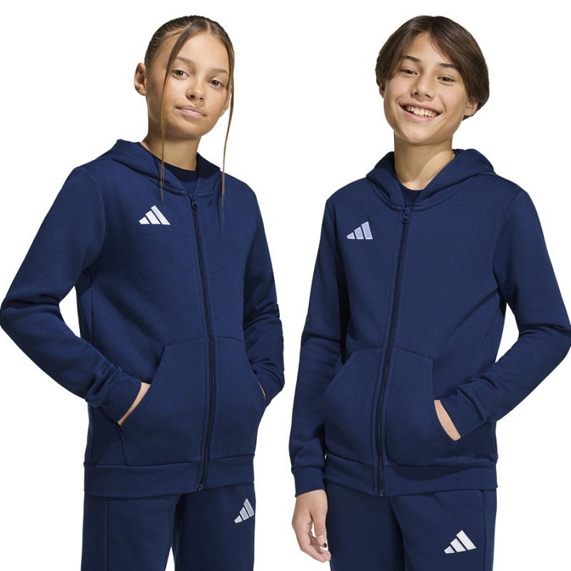 Bluza adidas ENTRADA 26 Full Zip Hoody KH1784 granatowy 152 cm