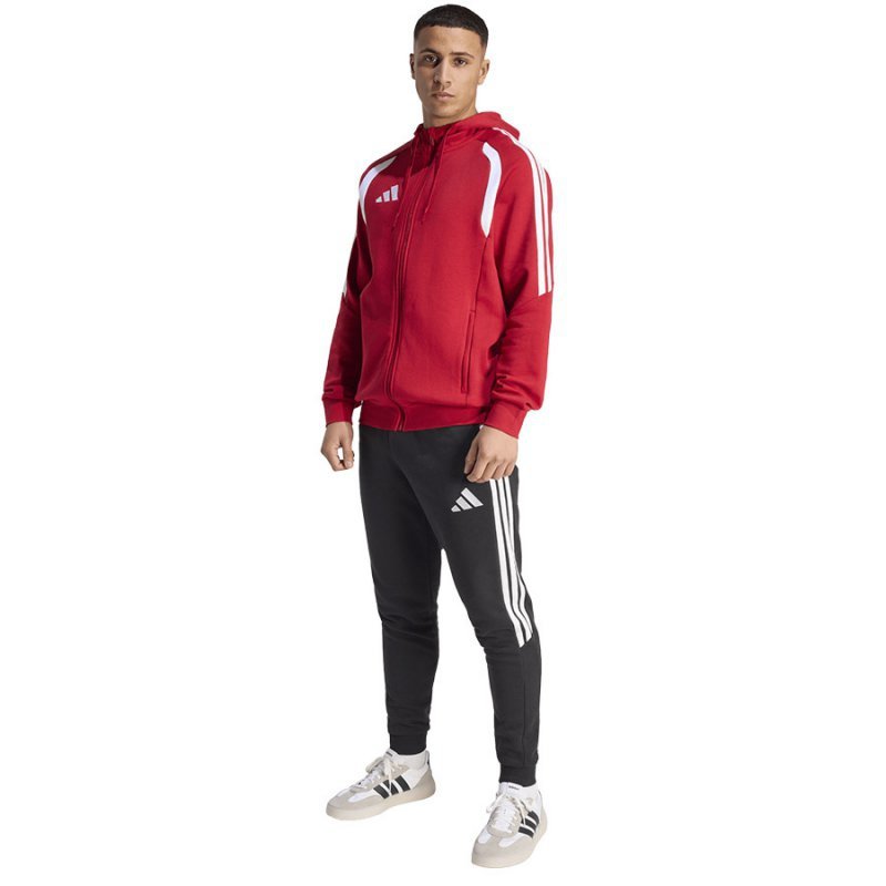 Bluza adidas TIRO 26 League Sweat Full Zip Hoodie KF9106 czerwony XL