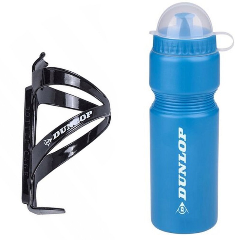 Bidon Dunlop 750 ml z koszykiem 2071341 niebieski 750 ml