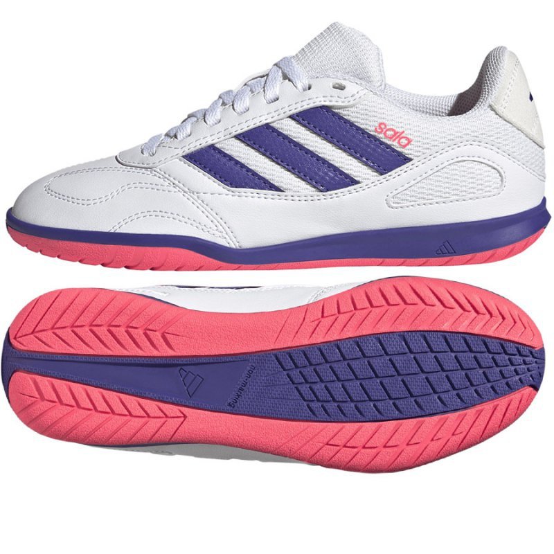 Buty adidas Super Sala III Jr IN JP6990 biały 33
