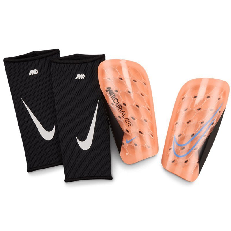 Nagolenniki Nike Mercurial Lite DN3611-852 pomarańczowy XL