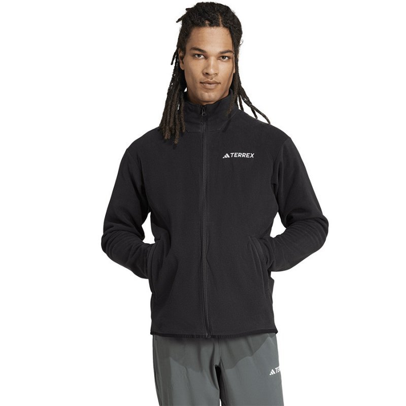 Bluza adidas Terrex Multi Essentials Full Zip JP0795 grafitowy M