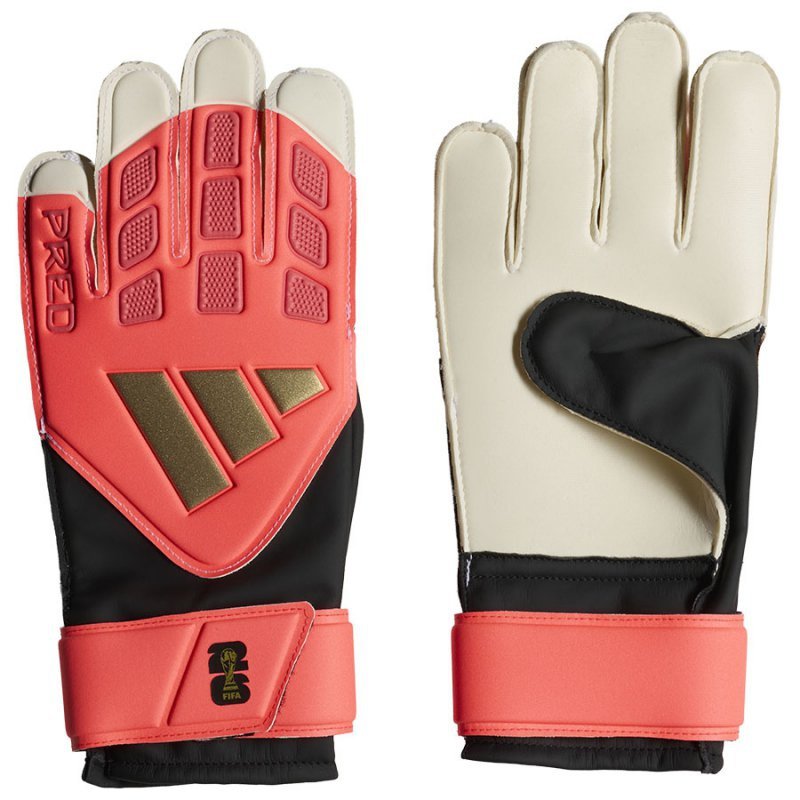 Rękawice adidas Predator GL Training WC Jr KZ2095 pomarańczowy 5,5