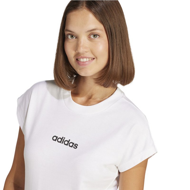 T-Shirt adidas Essentials Linear Tee JC8239 biały XL