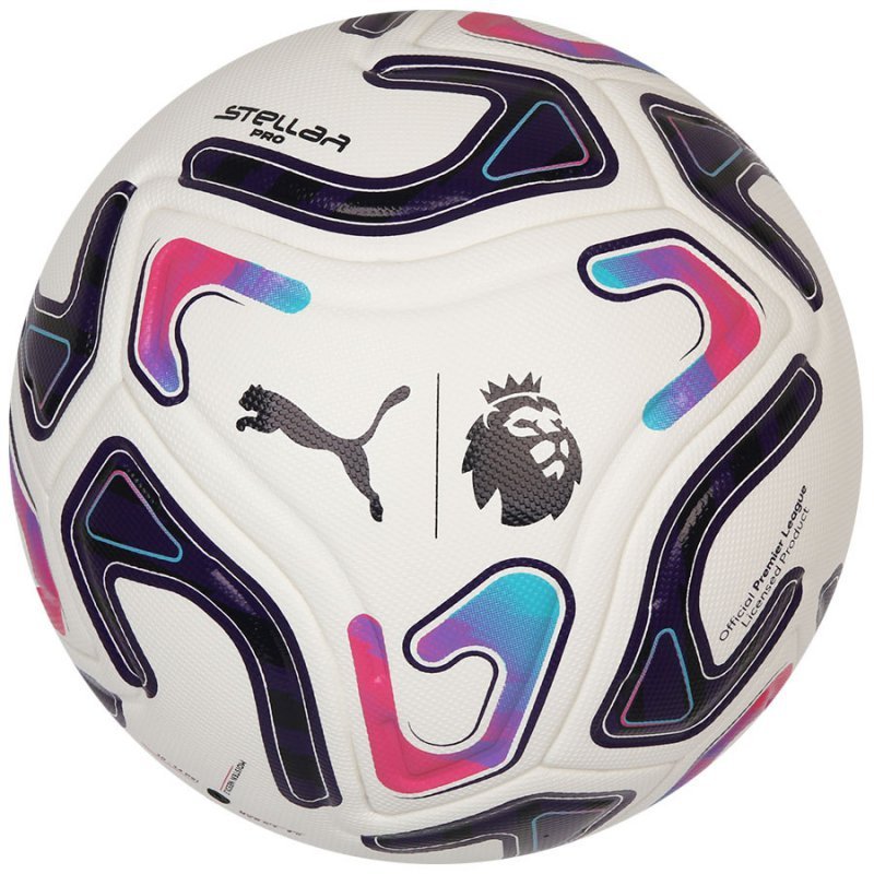 Piłka Puma Stellar Pro Premier League 085107-01 biały 5