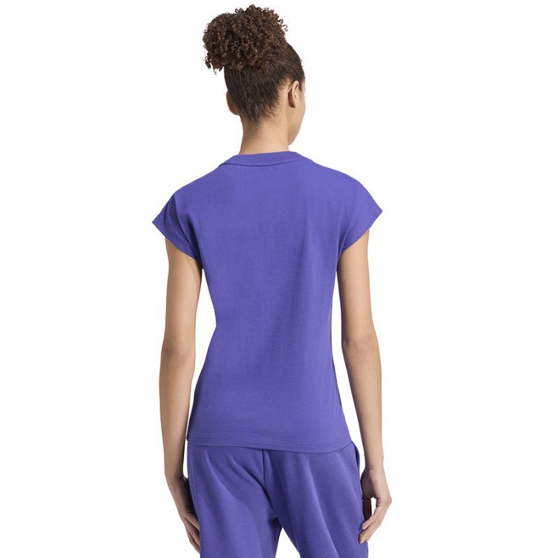T-shirt adidas W Essentials Linear KF8375 fioletowy XL