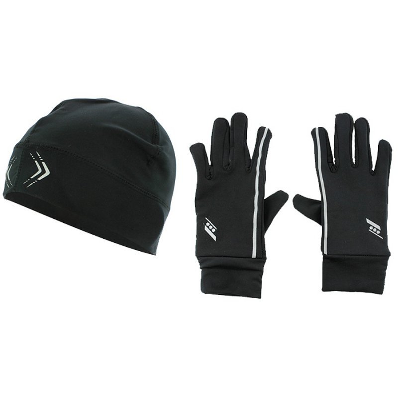 Czapka + rękawiczki Rucanor 29404-201 XL/XXL czarny