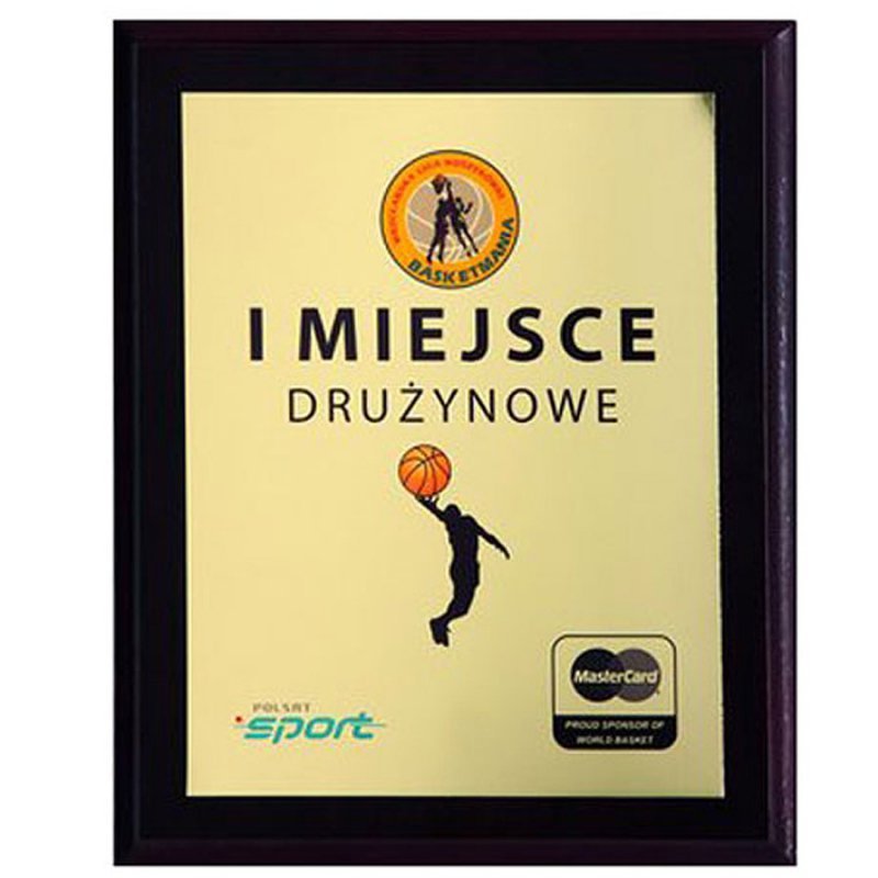 Podkład drewniany 16,5 x 11,5 cm brązowy