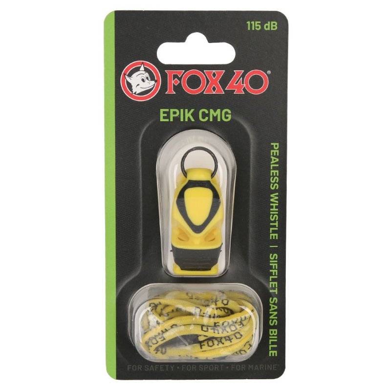 Gwizdek Fox 40 Epik 115 dB żółty