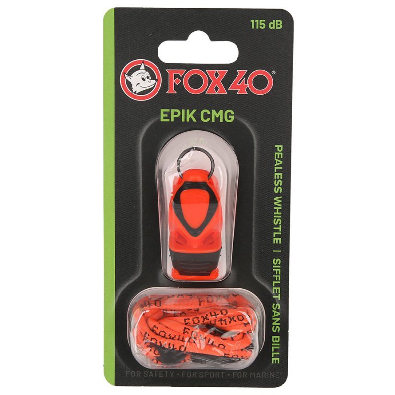 Gwizdek Fox 40 Epik 115 dB pomarańczowy
