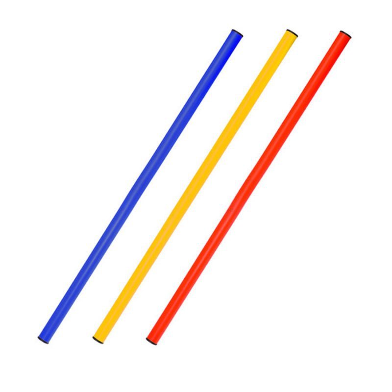 Laska do ćwiczen długa 120 cm 120cm niebieski