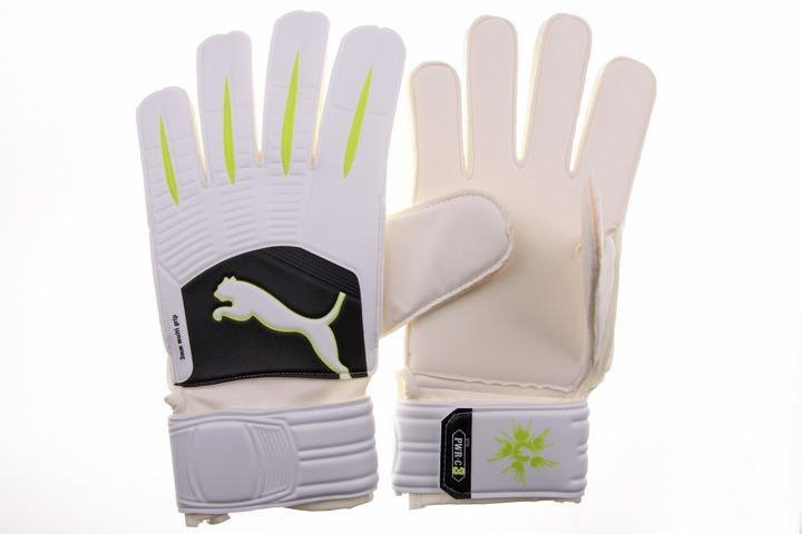 Rękawice bramkarskie Puma Power Cat 3.10 040608 01 biało-czarny 5