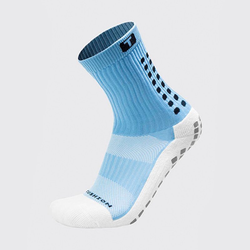 Skarpety piłkarskie Trusox 3.0 Cushion S447613 niebieski 39-43,5
