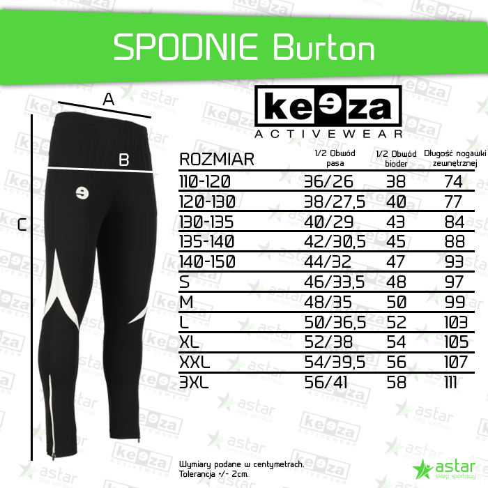 Spodnie Pogoń Kłomnice Keeza Burton