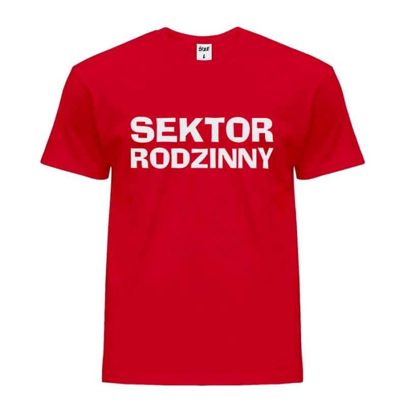 Koszulka kibica - Sektor Rodzinny - Czerwona