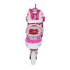 NF10927 A 2w1 DARK PINK ROZM.M(35-38) ŁYŻWOROLKI Z WYM. PŁ. FIGUROWĄ NILS EXTREME