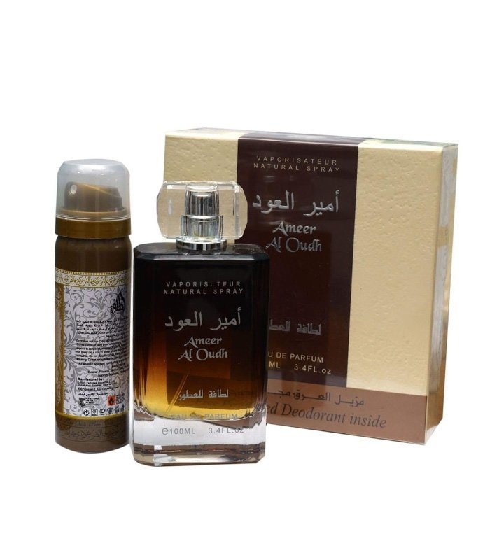 Lattafa Ameer Al Oudh woda perfumowana 100 ml + dezodorant 50ml