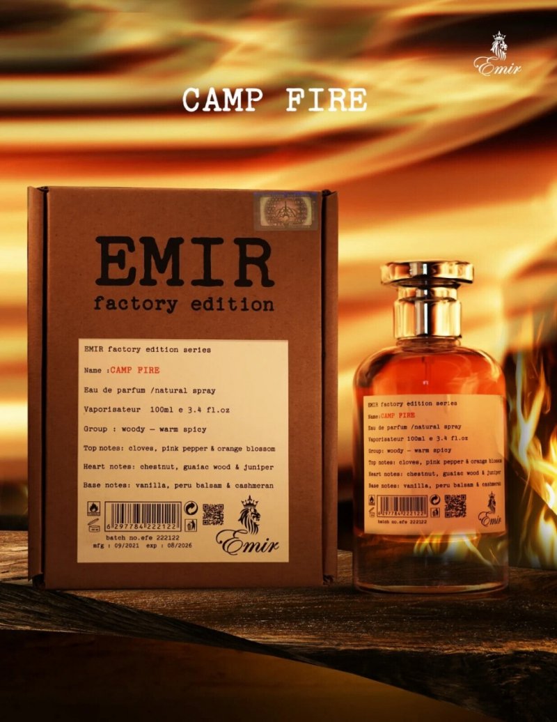 Emir Camp Fire Factory Edition woda perfumowana 100 ml