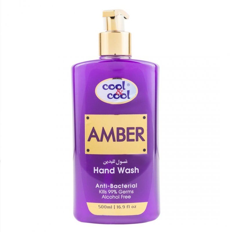 Cool &amp; Cool Amber bazalkoholowy antybakteryjny żel do mycia rąk 500 ml