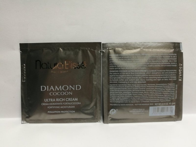 Natura Bisse Diamond Cocoon Ultra Rich Cream - prebiotyczny bogaty krem na dzień 4 ml