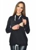 MijaCulture - 3 w 1 bluza ciążowa i do karmienia M68 4110 czarny 