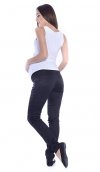 MijaCulture – Elegant maternity pregnancy slim pants trousers 4007/M24  Black