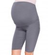 MijaCulture comfortable casual maternity 1/2 leggings shorts 1052 Grey