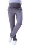 MijaCulture - Maternity Casual Light Comfortable Trousers Pants Over Bump 4092/M53 Graphit