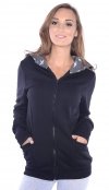 MijaCulture - Maternity Warm Hoodie / Jacket / Sweatshirt / for Baby Carriers 4046/M50  Black