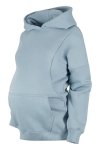 MijaCulture - 3 in1 warm maternity hoodie, for breastfeeding and after  „Molly ” M001 mint