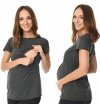 MijaCulture  2 in 1 Maternity and breastfeeding top M018 Camila Graphit