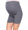 Wygodne krótkie legginsy ciążowe Mama Mia 1053 szary