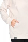 MijaCulture - 3 w 1 ciepła bluza ciążowa i do karmienia z kapturem „Molly ” M001 beż