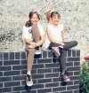 Legginsy dziewczęce getry dla dzieci ZOE róż