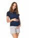 MijaCulture maternity shorts Eva M016 melange