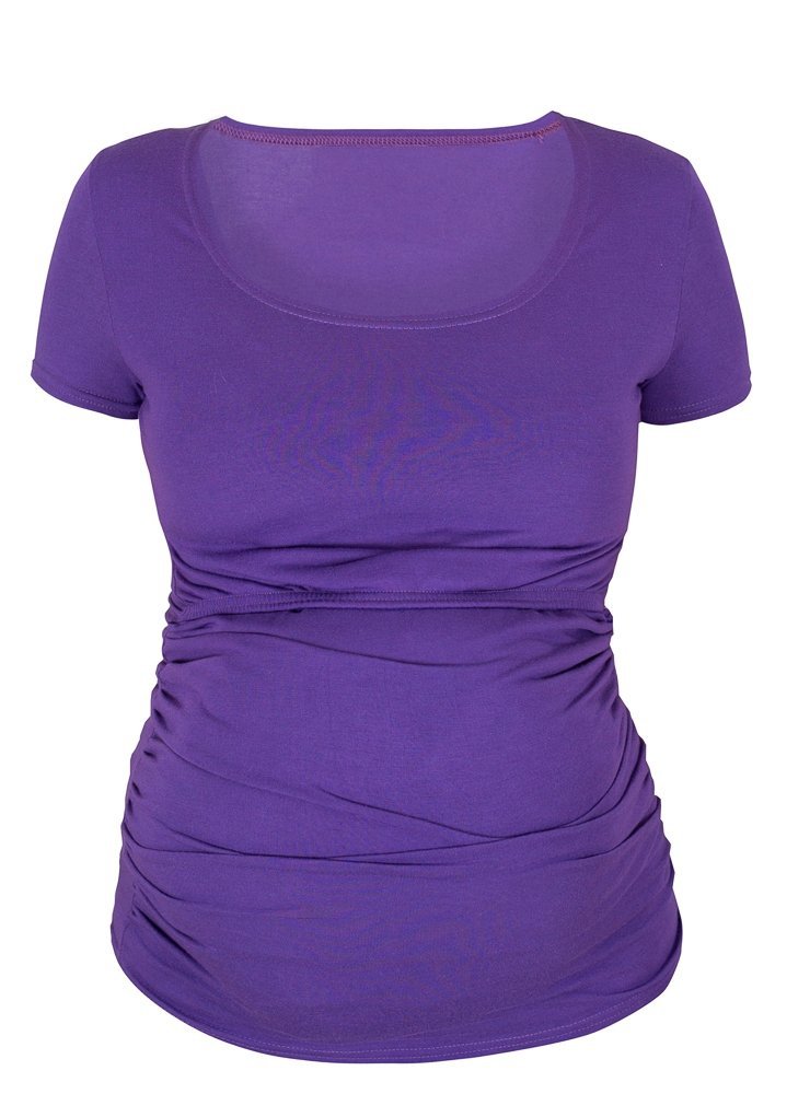 MijaCulture - 2 in 1 Maternity and nursing shirt 7151 violett