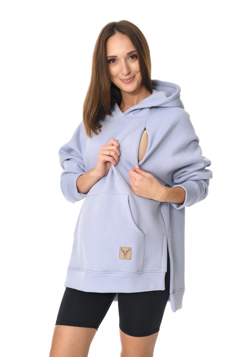 MijaCulture hoodie for pregnant women and breastfeedinf &quot;Molly&quot;  Pink